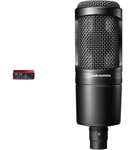 Focusrite Scarlett Solo 4th Gen USB Audio Interface, for the
